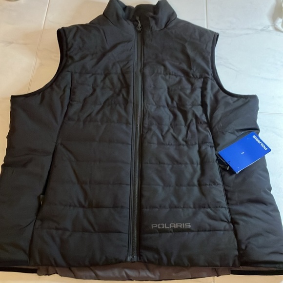 Polaris black grey reversible revolve vest.  New with tag! - Picture 3 of 9
